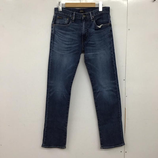 ポロラルフローレン POLO RALPH LAUREN パンツ デニム、ジーンズ デニムパンツ スリムパンツ カジュアルパンツ ストレッチパンツ 28インチ 無地 インディゴ / インディゴ /  メンズ USED 古着 中古 10149955