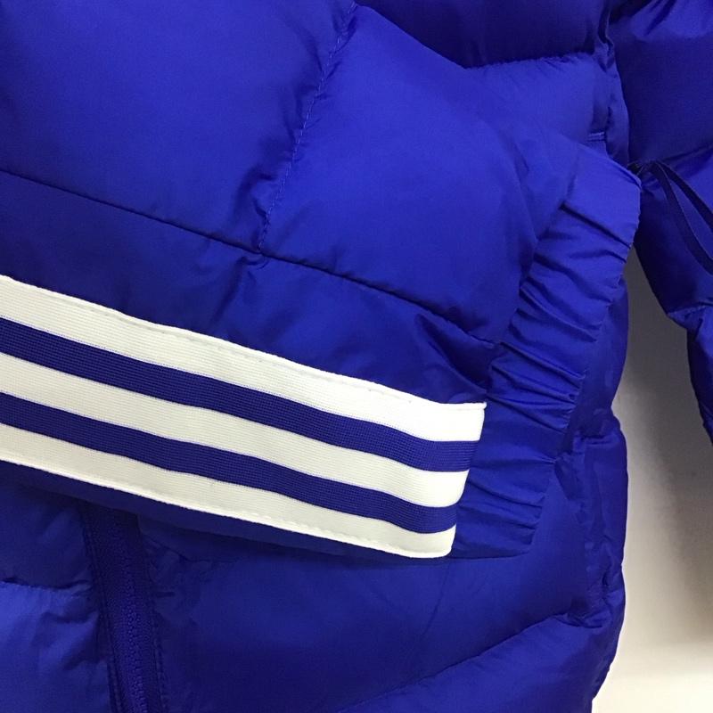 アディダス adidas ジャケット、上着 ジャケット、ブレザー GT1675 Itavic スリーストライプス ミッドウェイト フード付きジャケット M ロゴ、文字 青 / ブルー / X 白 / ホワイト /  メンズ USED 古着 中古 10106848
