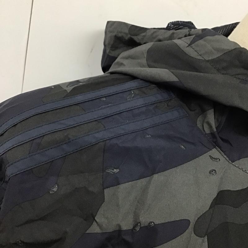 アディダス adidas ジャケット、上着 ジャケット、ブレザー H13460 ウィンドブレーカー スポーツウェア カモ柄 迷彩 L ロゴ、文字 マルチカラー / マルチカラー /  メンズ USED 古着 中古 10125715