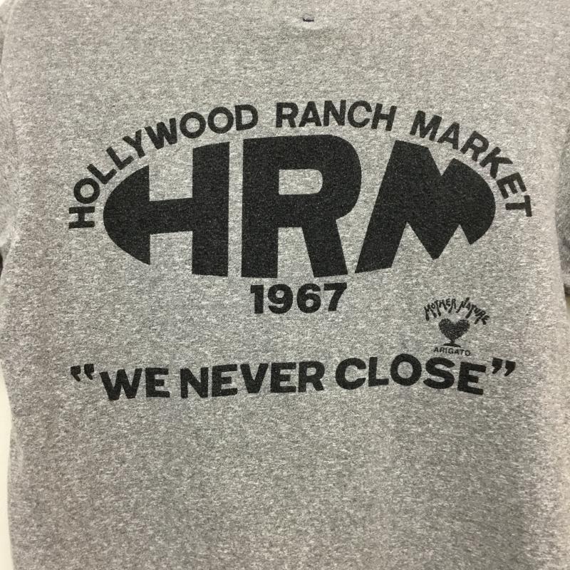 ハリウッドランチマーケット HOLLYWOOD RANCH MARKET Tシャツ 半袖 2 ロゴ、文字 灰 / グレー / X 黒 / ブラック /  メンズ USED 古着 中古 10130861