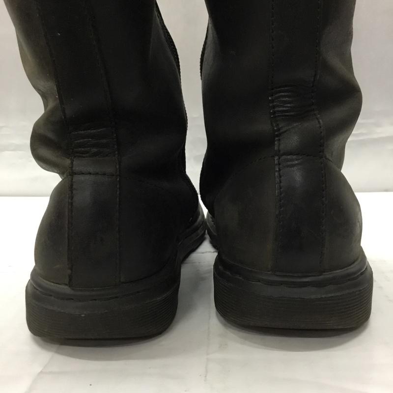 ドクターマーチン Dr.Martens ブーツ 一般 AW006 UK4 ロングブーツ サイドファスナー US：6 無地 黒 / ブラック /  レディース USED 古着 中古 10106873