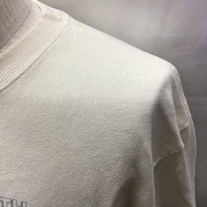 コロンビア Columbia Tシャツ 半袖 218 PM1504 80th ANIVERSARY 80周年 L ロゴ、文字 アイボリー / アイボリー /  メンズ USED 古着 中古 10121186