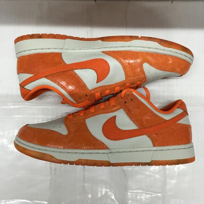 ナイキ NIKE スニーカー スニーカー FN7773-001 WMNS DUNK LOW 27.5cm 箱有 27.5cm ロゴ、文字 橙 / オレンジ / X アイボリー / アイボリー /  メンズ USED 古着 中古 10106349