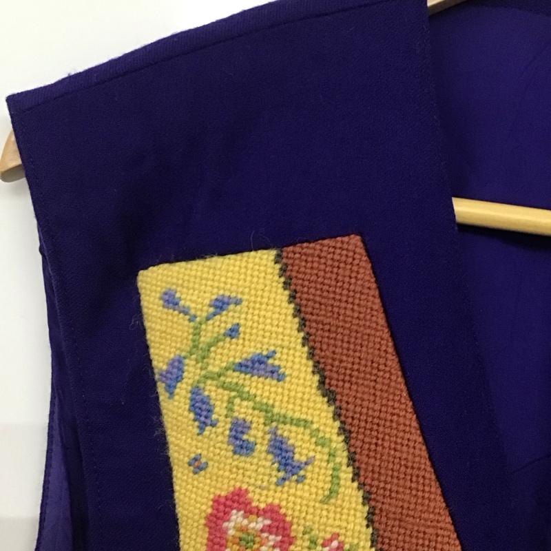 古着 USED ベスト ベスト カジュアルベスト ノースリーブカットソー 前ボタン 古着 プリント マルチカラー / マルチカラー /  メンズ USED 古着 中古 10141887