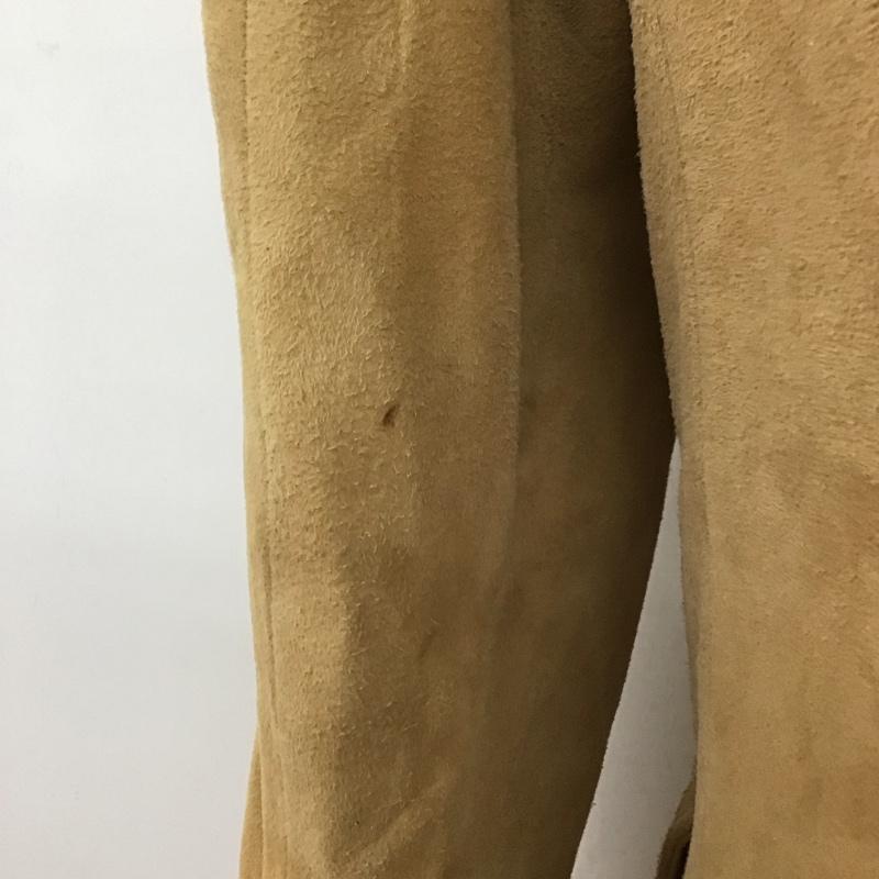 古着 USED ジャケット、上着 ジャケット、ブレザー Buckboard レザージャケット 40 無地 ベージュ / ベージュ /  メンズ USED 古着 中古 10112674