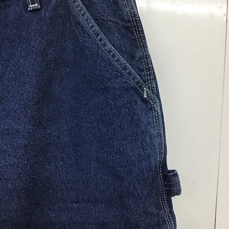 カーハート Carhartt パンツ デニム、ジーンズ デニムパンツ ワイドパンツ カジュアルパンツ 34インチ 無地 インディゴ / インディゴ /  メンズ USED 古着 中古 10151123