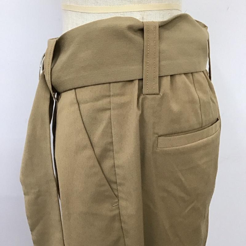 グローバルワーク GLOBAL WORK パンツ スラックス M 無地 ベージュ / ベージュ /  レディース USED 古着 中古 10118782