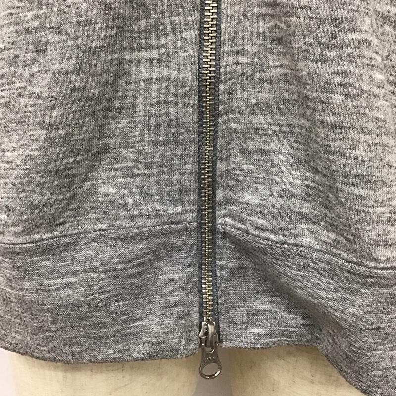 ザノースフェイス THE NORTH FACE パーカー 長袖 NT12140 スクエアロゴ フルジップ XL ロゴ、文字 灰 / グレー /  メンズ USED 古着 中古 10116514