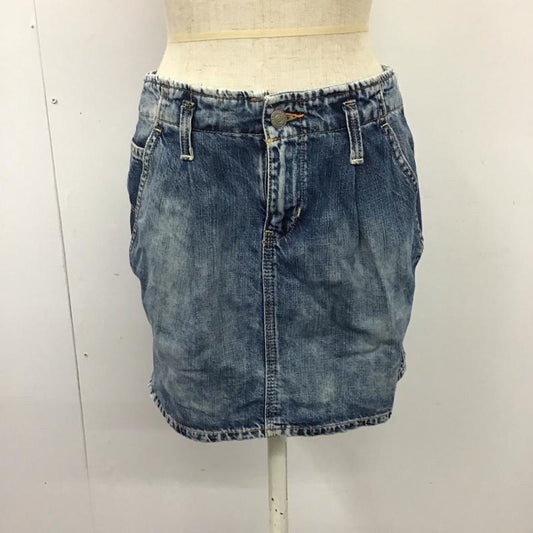 ラルフローレンデニム&サプライ RalphLauren Denim&Supply スカート ミニスカート WMDSDNMS4R00001 デニム 無地 青 / ブルー /  レディース USED 古着 中古 10120407