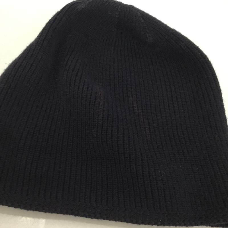 テンダーロイン TENDERLOIN 帽子 ニット帽 コットン ロゴ、文字 紺 / ネイビー /  メンズ USED 古着 中古 10143989