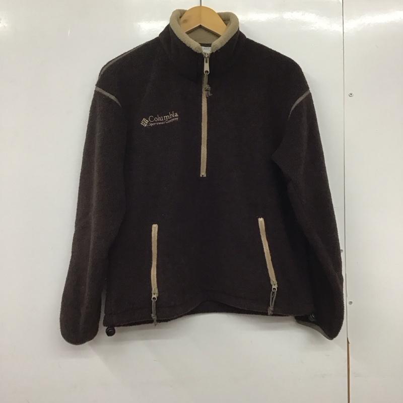 コロンビア Columbia ジャケット、上着 ジャケット、ブレザー フリースジャケット XXS ロゴ、文字 茶 / ブラウン /  メンズ USED 古着 中古 10145768