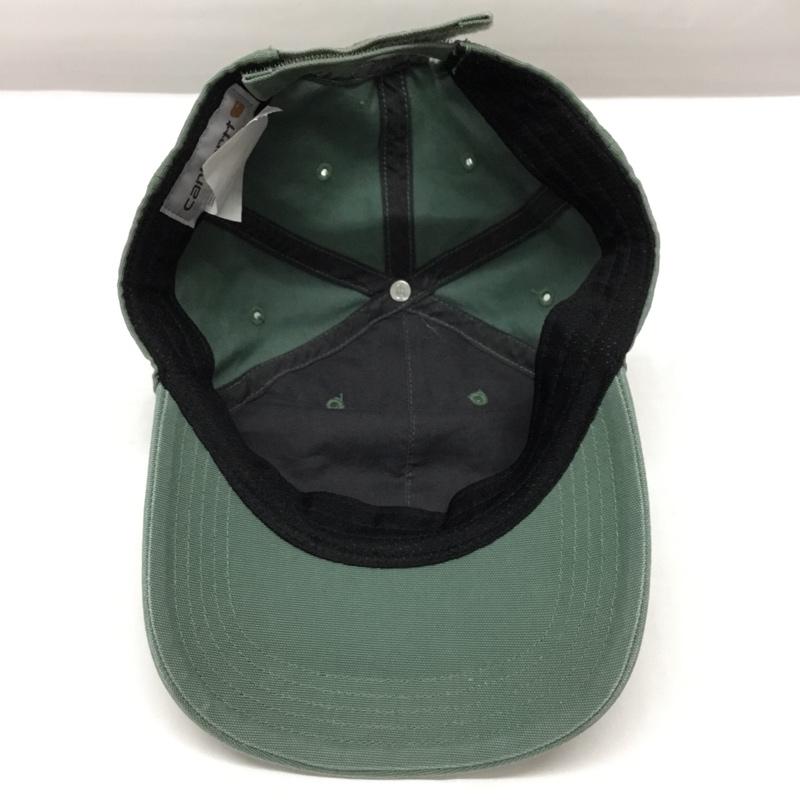 カーハート Carhartt 帽子 キャップ 100289 311 ODESSA Cap ロゴ、文字 緑 / グリーン /  メンズ USED 古着 中古 10110148