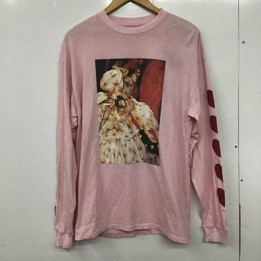 ピンクハウス PINK HOUSE Tシャツ 長袖 A2123UPO919 little sunny bite FREE プリント 桃 / ピンク /  レディース USED 古着 中古 10138612