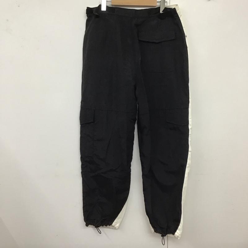 アレキサンダーワン ALEXANDER WANG パンツ ワークパンツ、ペインターパンツ hybrid cargodenim バイカラーパンツ ワイドパンツ 30インチ 無地 白 / ホワイト / X 黒 / ブラック /  メンズ USED 古着 中古 10124270