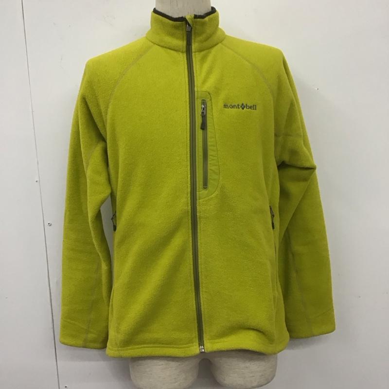 モンベル mont-bell ジャケット、上着 ジャンパー、ブルゾン フリースジャケット 1106523 M 無地 黄緑 / イエローグリーン /  メンズ USED 古着 中古 10109867