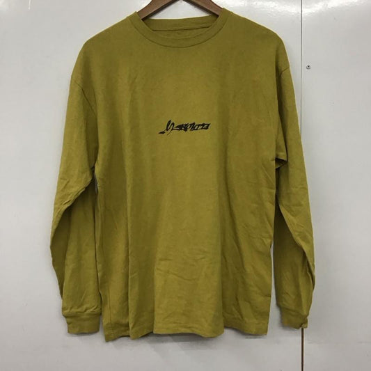 ニコアンド niko and... カットソー 長袖 長袖カットソー プリントカットソー クルーネック FREE プリント マスタード / マスタード /  レディース USED 古着 中古 10142490