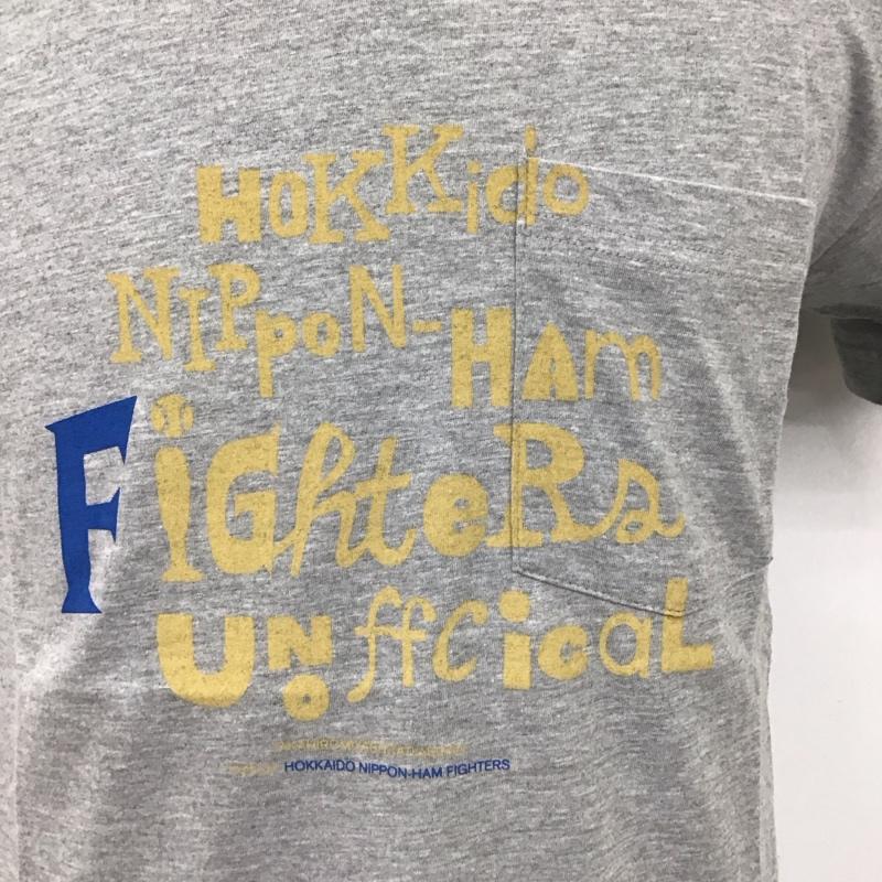 タカヒロ ミヤシタ ザ ソロイスト TAKAHIRO MIYASHITA The SoloIst. Tシャツ 半袖 日本ハムファイターズ M プリント X ロゴ、文字 灰 / グレー /  メンズ USED 古着 中古 10111984