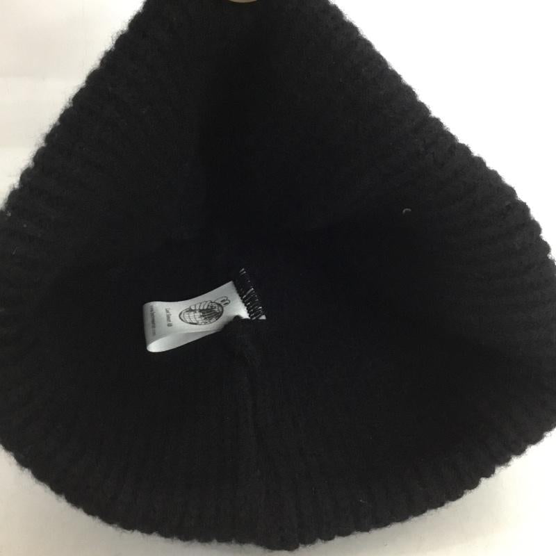 ラストリゾートエービー Last Resort AB 帽子 ニット帽 LR DOUBLE FOLD MERINO BEANIE ロゴ、文字 黒 / ブラック /  メンズ USED 古着 中古 10131363
