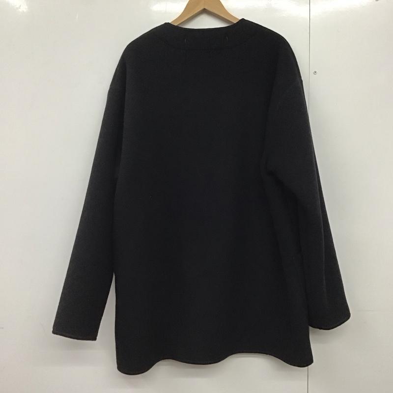 ユニクロ UNIQLO ジャケット、上着 ジャケット、ブレザー 341-423112 EngineeredGarments 19aw ノーカラーフリースコート XL 無地 紺 / ネイビー /  メンズ USED 古着 中古 10144603