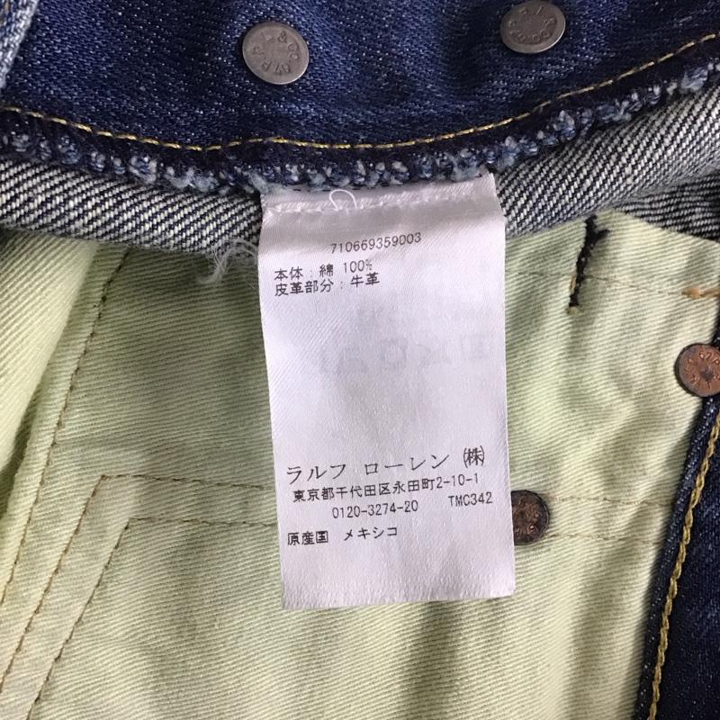 ポロラルフローレン POLO RALPH LAUREN パンツ デニム、ジーンズ デニムパンツ スリムパンツ カジュアルパンツ ストレートパンツ 33インチ 無地 インディゴ / インディゴ /  メンズ USED 古着 中古 10107753
