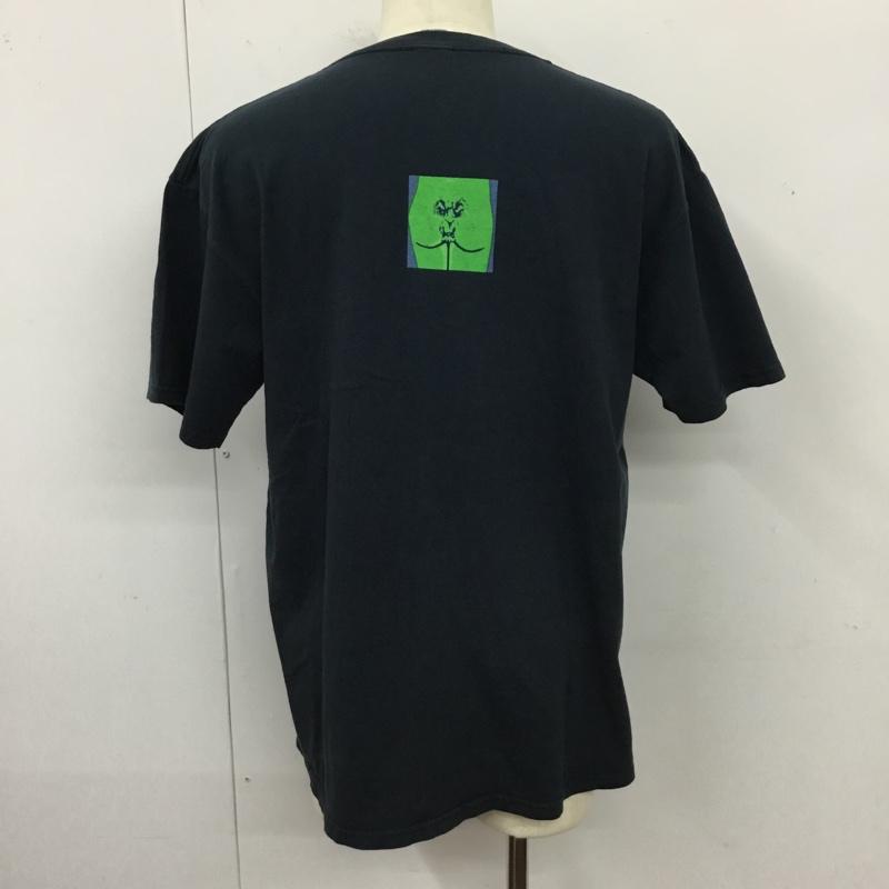 古着 USED Tシャツ 半袖 半袖カットソー プリントTシャツ クルーネックカットソー バンドTシャツ kittie XL プリント 黒 / ブラック /  メンズ USED 古着 中古 10120808