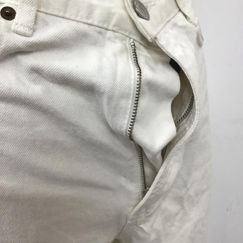 ザラ ZARA パンツ デニム、ジーンズ 9632 057 712 THE PETIT テーパードパンツ 無地 白 / ホワイト /  レディース USED 古着 中古 10112350