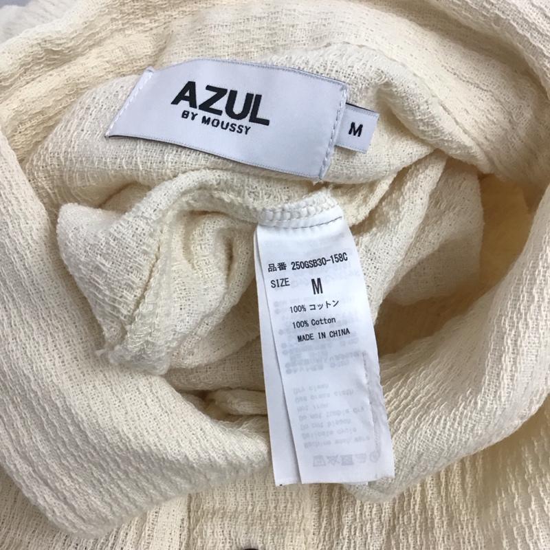 アズールバイマウジー AZUL BY MOUSSY セットアップ セットアップ 250GSB30-158C LINEN LIKE LOOSE POCKET SH LINEN LIKE WIDE PANTS M 無地 アイボリー / アイボリー /  レディース USED 古着 中古 10147161