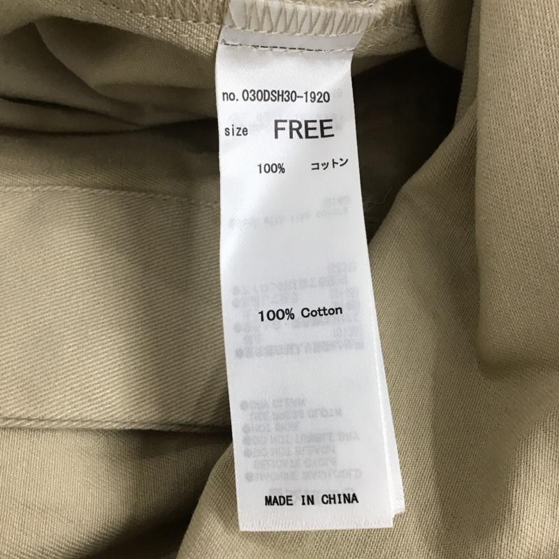 スライ SLY ジャケット、上着 ジャケット、ブレザー 030DSH30-1920 WIDE SLEEVE SHORT MILITARY JK FREE 無地 ベージュ / ベージュ /  レディース USED 古着 中古 10140532