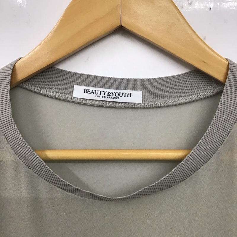 ビューティアンドユースユナイテッドアローズ BEAUTY&YOUTH UNITED ARROWS ワンピース ロングスカート 1626-137-4124 シフォンレイヤード ドルマンスリーブワンピース 無地 灰 / グレー /  レディース USED 古着 中古 10129170