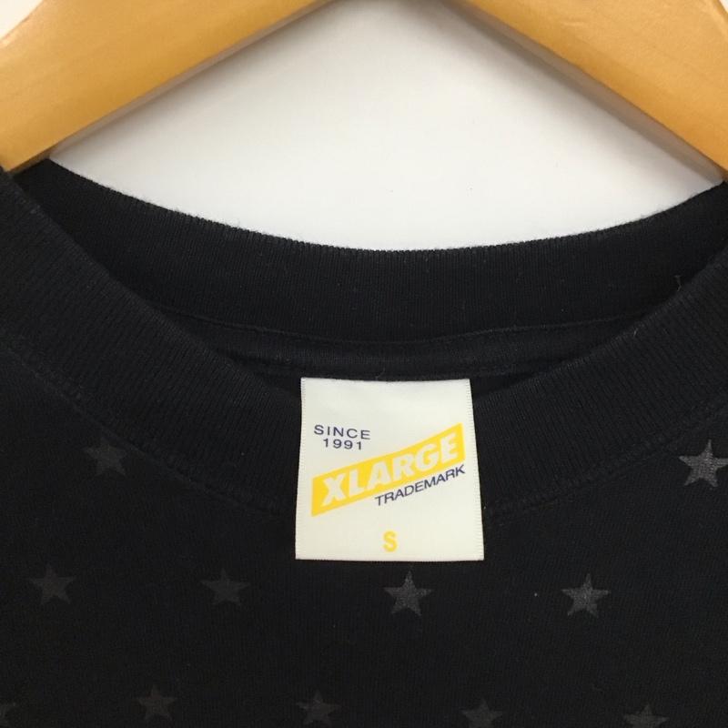エクストララージ XLARGE Tシャツ 半袖 半袖カットソー プリントTシャツ クルーネックカットソー xgirl S プリント 黒 / ブラック /  メンズ USED 古着 中古 10133680