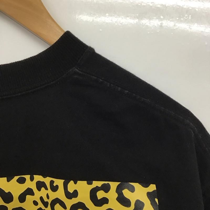 ルーカ RVCA Tシャツ 半袖 BB041-266 クルーネック バックプリント S ロゴ、文字 黒 / ブラック /  メンズ USED 古着 中古 10144079