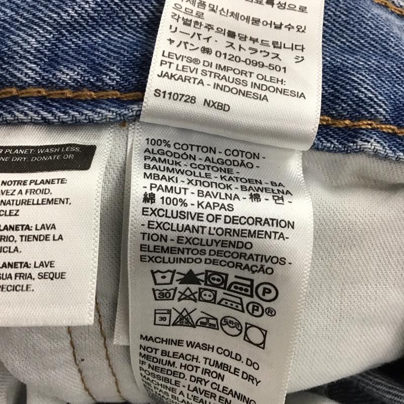 リーバイス Levi s パンツ デニム、ジーンズ 00550-4834 W32 L30 500 リラックスフィット 43インチ 無地 青 / ブルー /  メンズ USED 古着 中古 10139507