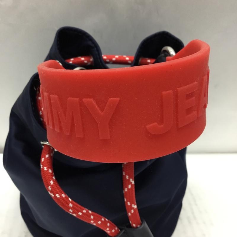トミー ジーンズ TOMMY JEANS ハンドバッグ ハンドバッグ AW0AW08052 ミニバケツバッグ ショルダー 2WAY ロゴ、文字 紺 / ネイビー / X 赤 / レッド /  レディース USED 古着 中古 10107594