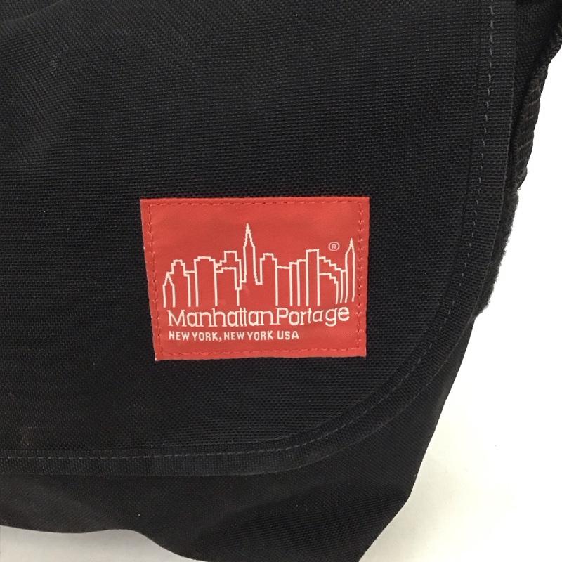マンハッタンポーテージ Manhattan Portage ショルダーバッグ ショルダーバッグ メッセンジャーバッグ ロゴ、文字 黒 / ブラック /  メンズ USED 古着 中古 10146260