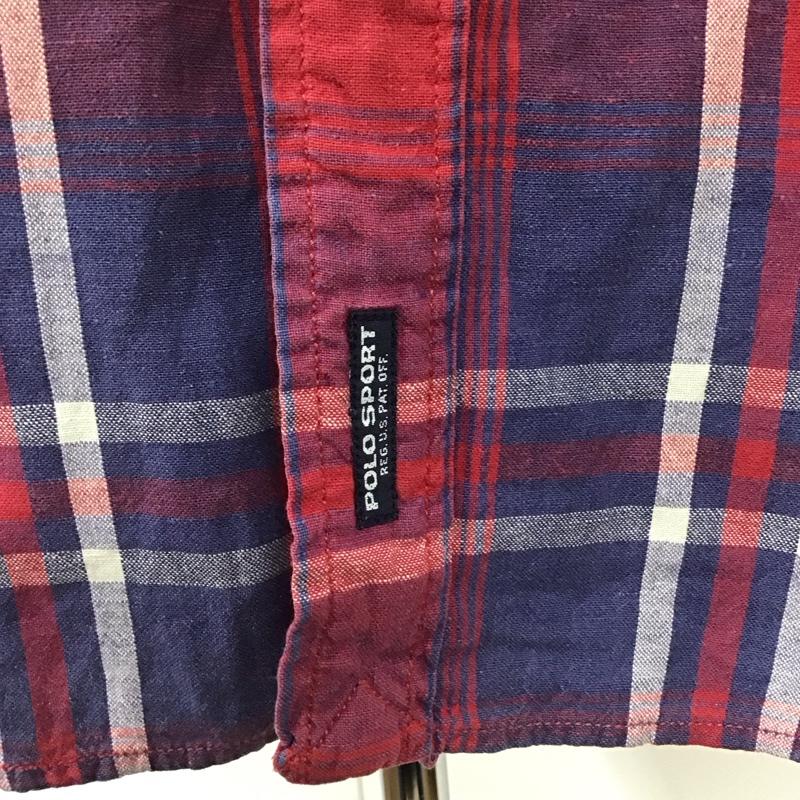 ポロラルフローレン POLO RALPH LAUREN シャツ、ブラウス 半袖 半袖シャツ カラーシャツ 半袖カットソー チェックシャツ L チェック マルチカラー / マルチカラー /  メンズ USED 古着 中古 10114561