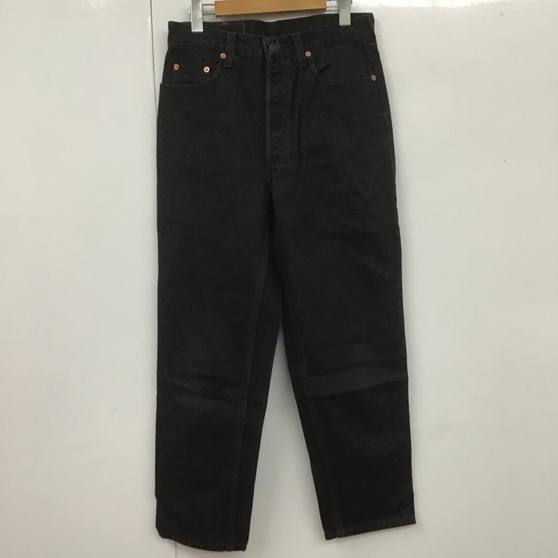 リーバイストラウスアンドコー Levi Strauss & co. パンツ デニム、ジーンズ デニムパンツ ストレートパンツ ワイドパンツ カジュアルパンツ uk製 90s 00s 無地 黒 / ブラック /  メンズ USED 古着 中古 10106264