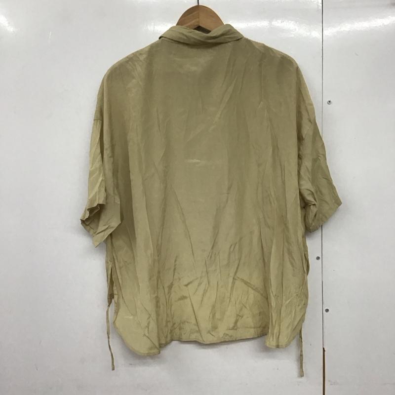サマンサモスモスブルー Samansa Mos2 blue シャツ、ブラウス 半袖 FREE 無地 ベージュ / ベージュ /  レディース USED 古着 中古 10144001