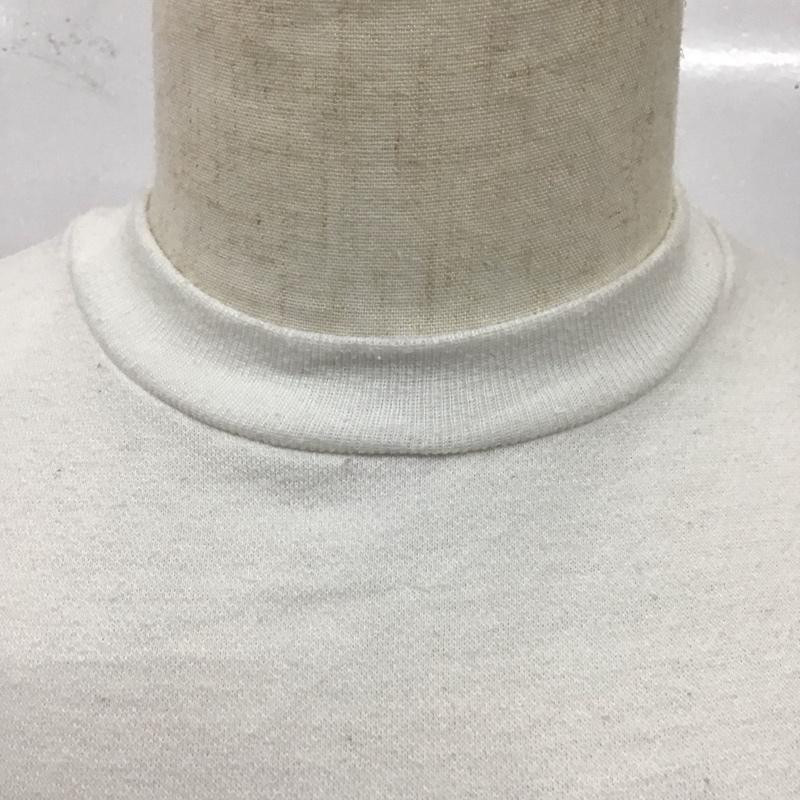 バイバイ BYE-BYE トレーナー 長袖 M ロゴ、文字 白 / ホワイト /  メンズ USED 古着 中古 10116827