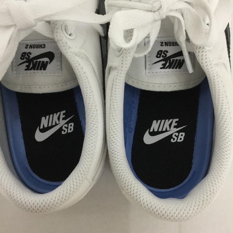 ナイキ NIKE スニーカー スニーカー DM3494-100 SB CHRON 2 CANVAS 25.5cm 25.5cm ロゴ、文字 白 / ホワイト /  メンズ USED 古着 中古 10130409