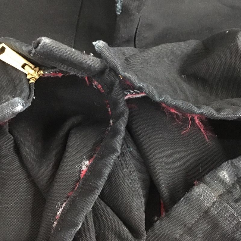 カーハート Carhartt サロペット・オーバーオール サロペット、オーバーオール UFCW 無地 黒 / ブラック /  メンズ USED 古着 中古 10109152