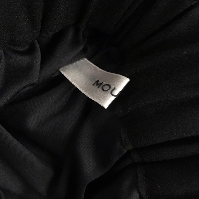 マウジー MOUSSY ボトムス ボトムス 010EA230-6330 プリーツ ワイドパンツ イージーパンツ 1 無地 黒 / ブラック /  レディース USED 古着 中古 10107504