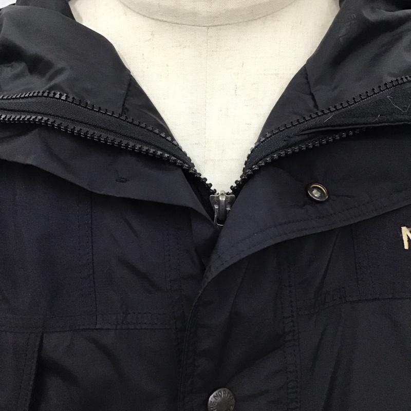 ザノースフェイス THE NORTH FACE ジャケット、上着 ジャンパー、ブルゾン np-2190 マウンテンパーカ ジップアップジャケット 長袖パーカー ナイロンジャケット L ロゴ、文字 黒 / ブラック /  メンズ USED 古着 中古 10117637
