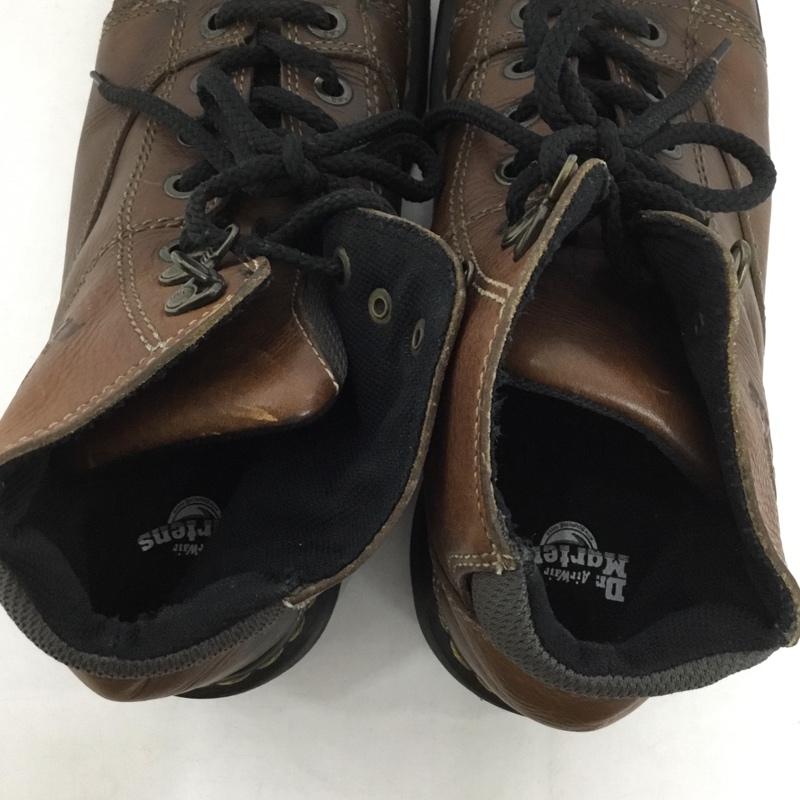 ドクターマーチン Dr.Martens ブーツ ショートブーツ 8A07 レースアップブーツ UK8 US：9 ロゴ、文字 茶 / ブラウン /  メンズ USED 古着 中古 10145609