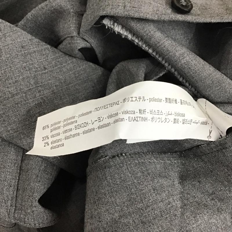 ザラ ZARA シャツ、ブラウス 長袖 4688 803 802 ショート丈 ネクタイ XS 無地 灰 / グレー /  レディース USED 古着 中古 10114782