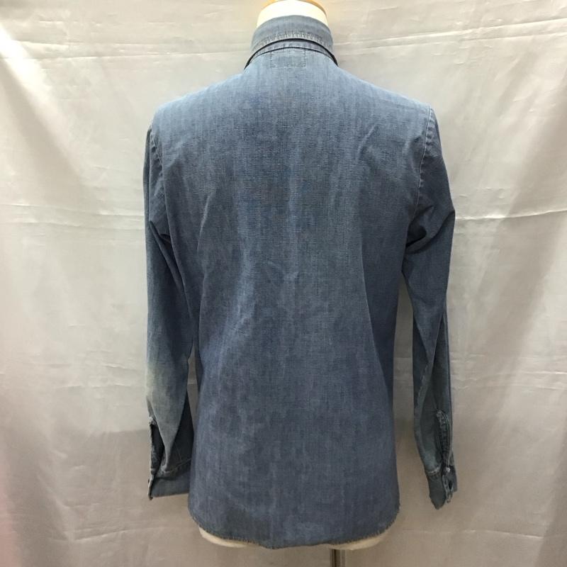 リーバイス Levi s シャツ、ブラウス 長袖 70s　オレンジタブ　デニムシャツ　長袖シャツ S 無地 インディゴ / インディゴ /  メンズ USED 古着 中古 10116189
