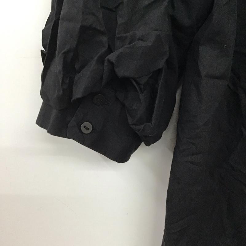 ザラ ZARA シャツ、ブラウス 半袖 M 無地 黒 / ブラック /  レディース USED 古着 中古 10142921