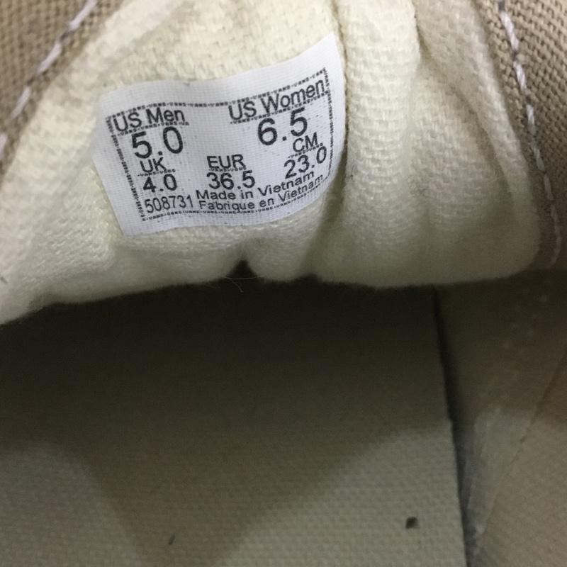 バンズ VANS スニーカー スニーカー 508731 23cm 23.0cm ロゴ、文字 ベージュ / ベージュ /  レディース USED 古着 中古 10136930
