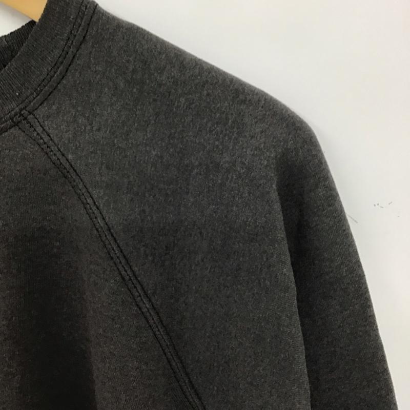 ヘインズ HANES トレーナー 長袖 長袖スウェット クルーネックカットソー トレーナー L 無地 灰 / グレー /  メンズ USED 古着 中古 10138417