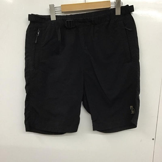オクトーバーズ ベリー オウン OCTOBERS VERY OWN パンツ ショートパンツ ショートパンツ ハーフパンツ ナイロンパンツ M ロゴ、文字 黒 / ブラック /  メンズ USED 古着 中古 10137111