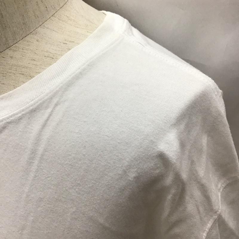 ニューエラ NEW ERA Tシャツ 半袖 半袖カットソー プリントTシャツ クルーネックカットソー XL ロゴ、文字 白 / ホワイト / X 黒 / ブラック /  メンズ USED 古着 中古 10111800